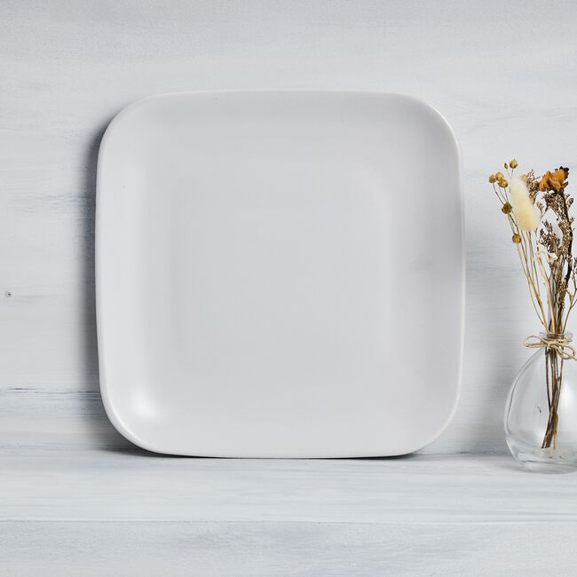 Abney & Croft Square Linen 10.5" Dinner Plate